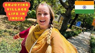 Voting in INDIA I Enjoying village life I Indian-European Intercultural Couple Vlog