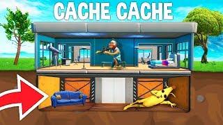 CACHE CACHE dans une SALLE SECRÈTE !! (cache cache tilted futur fortnite)