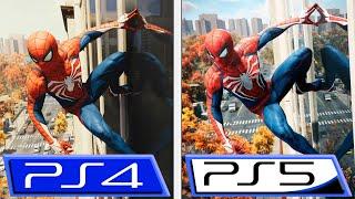 Marvel's Spider-Man Remastered | PS4 Pro VS PS5 | 4K Graphics Comparison | Early Gameplay