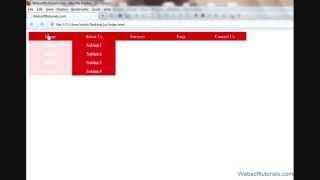 jquery tutorials for beginners - 58 - how to make jquery dropdown menu