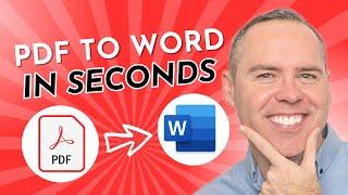 How to Convert PDF to Word using Microsoft Word for FREE (2023)