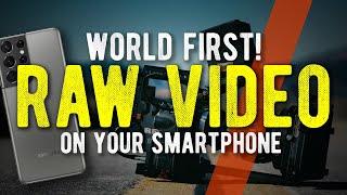 WORLD FIRST! Shoot RAW Video on your Smartphone! // Motion Cam app