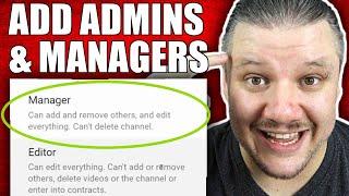 How To Add Admin Manager To A YouTube Channel [NEW METHOD]