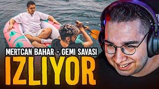 Eray - Mertcan Bahar " GERÇEK HAYATTA GEMİ SAVAŞI YAPTIK" İzliyor |  @MevtcanBahav ​