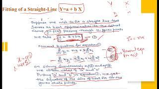 Curve Fitting  Least square method Part 1