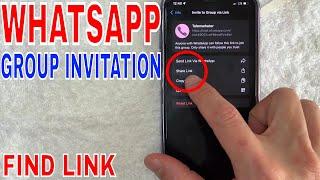  How To Find WhatsApp Group Invitation Link 
