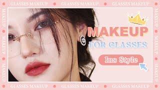 Everyday Makeup Look with Glasses :: how to make your features pop