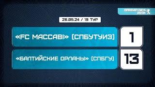 FC Maccabi (СПбУТУиЭ) - Балтийские Орланы (СПбГУ). Лучшие моменты матча