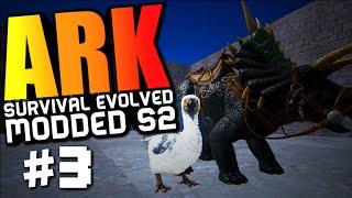 ARK Survival Evolved - BADASS GIGANTO BOSS, ADVANCED ARCHITECTURE MOD! Modded #3 (ARK Gameplay)