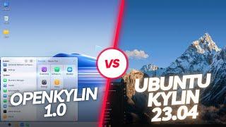 OpenKylin 1.0 VS Ubuntu Kylin 23.04  (RAM Consumption)