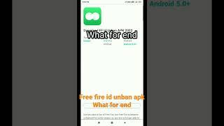 #short FREE FIRE ID UNBAN 100% WORKING TRICKFREE FIRE UNBAN VIRTUAL APK FREE FIRE ACCOUNT RECOVER 