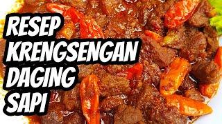 Resep dan Cara Membuat Krengsengan Daging Sapi Pedas Tanpa Petis yang Enak dan Lezat