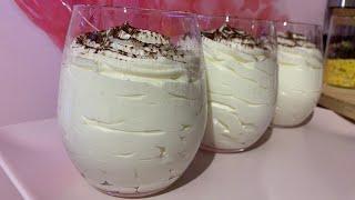 Мусс с белым шоколадом / Простой рецепт шоколадного мусса / White chocolate mousse recipe