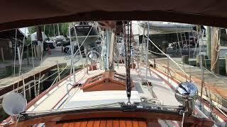 1977 Tayana 37 Deck walk around