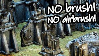 The ultimate cheat technique to paint terrain and ruins FAST