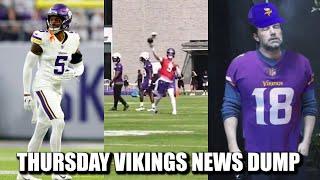 Minnesota Vikings News Dump (7.25.2024) | Training Camp Begins, Blackmon Torn ACL, JJ McCarthy Debut