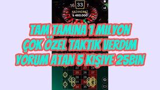 RULET | MASA ALEV ALDI , ÇOK ÖZEL TAKTİK VERDİM ! #rulet #casino