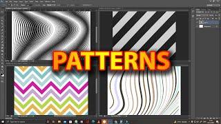 Simple Patterns How to Create in Photoshop | Textile Designing | Photoshop Tutorial