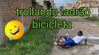 Os melhores vídeos engraçados trollando ladrão de bicicleta - Os melhores memes da internet 