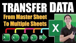 Transfer Data From Master Sheet To Multiple Sheets / Data From Master Sheet to Multiple Sheet Excel