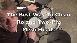 The Best Way To Clean Electronic Drum 2-Ply Mesh Heads