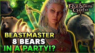 Beastmaster Ranger - All Abilities and Companions!!! - Baldur's Gate 3 Subclass Guide (Full Release)