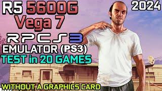 RPCS3 on Ryzen 5 5600G Vega 7 - Will it run on PS3 Emulator?