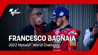 Francesco Bagnaia is the 2022 #MotoGP World Champion!  |  #PerfectComb1nation