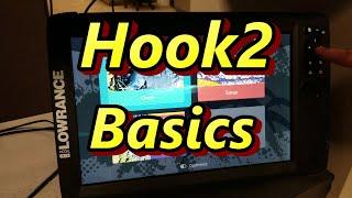 How to use a Lowrance Hook 2 FishFinder/GPS Combo - Basics Part 1