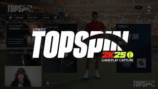 TOPSPIN 2K25 GAMEPLAY CAPTURE REACTION #topspin #2k #topspin2k25 #2KNextMaker #Tennis