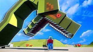 We Must Survive a Giant Lego Anaconda in a Tower! - Brick Rigs Multiplayer Survival