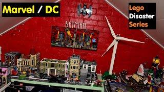 Lego Disaster Series | Marvel Batman Gotham Display