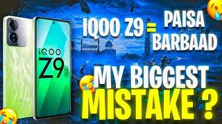 IQOO Z9  MY BIGGEST MISTAKE  4 MONTHS GAMING REVIEW | PUBG BGMI 120 FPS GAMING PHONE UNDER 20000