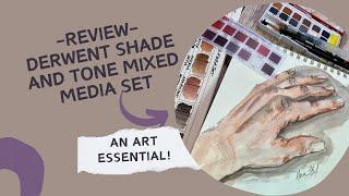 REVEIW | Derwent Mixed Media Shade and Tone Set