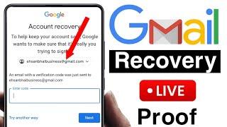 an email with a verification code was just sent to || could sign you in || google account recovery