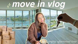 MOVING INTO MY NEW APARTMENT | setting up my new place & getting adjusted, furniture shopping ep 2 