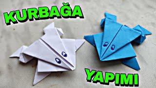 Kağıttan Zıplayan Kurbağa Yapımı - Origami Kurbağa (Kolay)