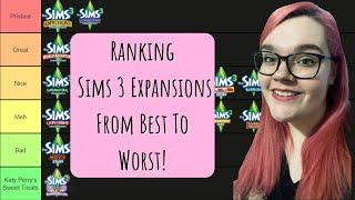 Ranking ALL the Sims 3 expansions from best to worst!