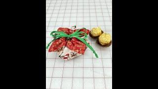 ⬆️Watch Full Tutorial - Easy Petal Drawstring Pouch - DIY Gift Bag #sewing #diycrafts