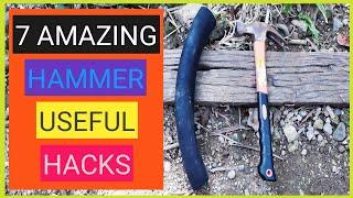 GARDENERS HAMMER HACKS / 7 AMAZING TIRE INTERIOR AND HAMMER HACKS