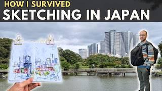 How I survived sketching in Japan