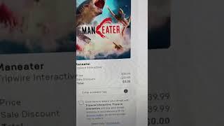 Get Man Eater game free on Epic Games store free until 6/16/2022