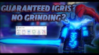 How to get a guaranteed Igris with 0 work | Anime Vanguards