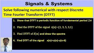 Numerical on DTFT