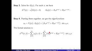 V9_9_bonus: Another derivation for the solution of the Laplace equation in a rectangle. Elem. PDEs