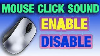 How to enable mouse click sound | 2020 | windows 10, 8.1, 7