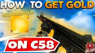 *New* Fastest Way to get the C58 GOLD in Cold War Zombies!