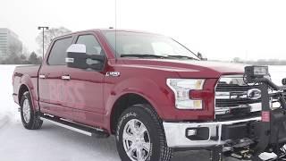 Ford F150 Winter Work - Watch pickup truck doing Snow Plow work
