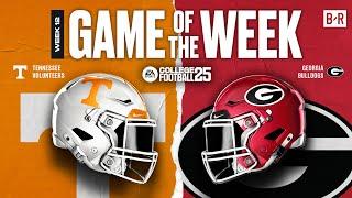 SIMMING TENNESSEE-GEORGIA | EA CFB 25 GAME OF THE WEEK 