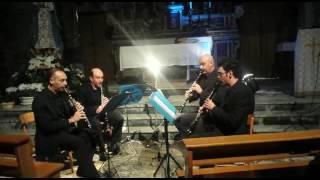 Debussy - Golliwog's Cakewolk quartet clarinet